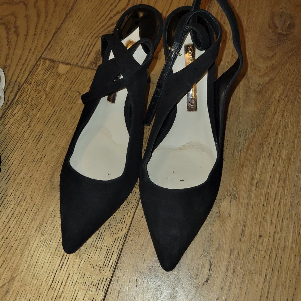 Sophia Webster suede pumps